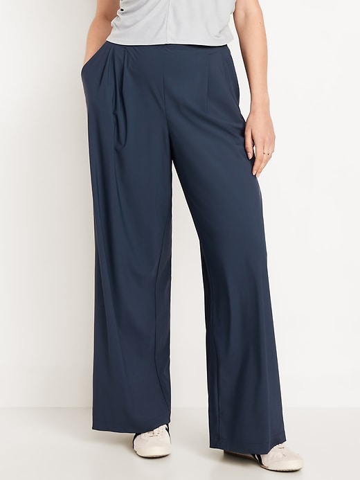 Image number 4 showing, Extra High-Waisted SleekTech Pleated Trousers