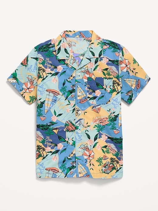 View large product image 1 of 1. Short-Sleeve Poplin Shirt for Boys