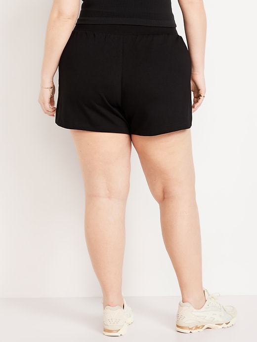 Image number 4 showing, Extra High-Waisted Dynamic Fleece Shorts