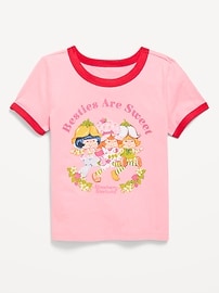 View large product image 3 of 3. Strawberry Shortcake™ Ringer Graphic T-Shirt for Girls