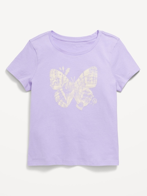 T-shirt à manches courtes à imprimé pour fille
