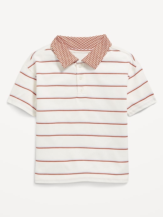 View large product image 1 of 1. Short-Sleeve Jersey-Knit Polo Shirt for Toddler Boys