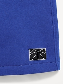 View large product image 5 of 6. Fleece Jogger Shorts for Boys (At Knee)