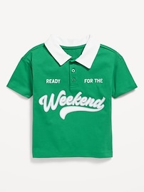 Image number 2 showing, Short-Sleeve Jersey-Knit Polo Shirt for Toddler Boys