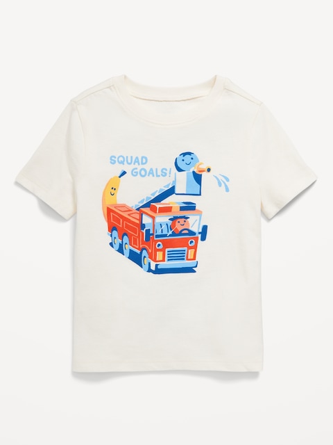 Short-Sleeve Graphic T-Shirt for Toddler Boys - Creme De La Creme