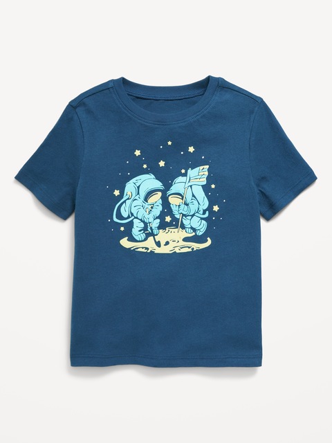 Short-Sleeve Graphic T-Shirt for Toddler Boys - Blue