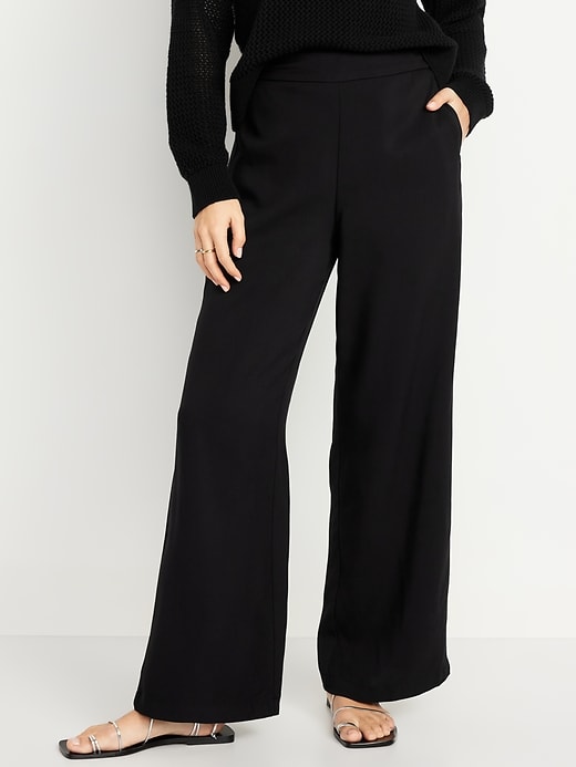 Image number 2 showing, High-Waisted Playa Wide-Leg Pants