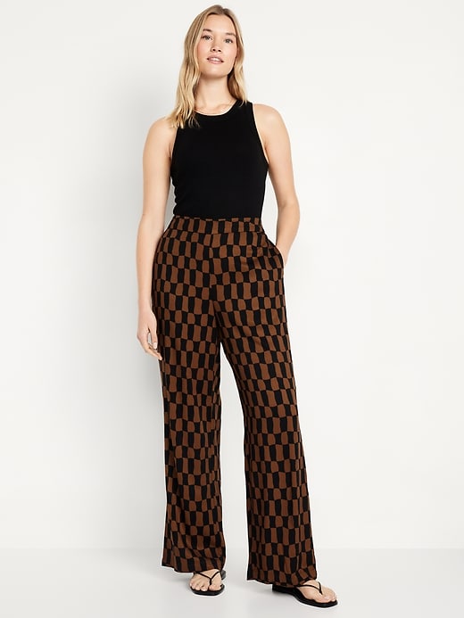 Image number 4 showing, High-Waisted Playa Wide-Leg Pants