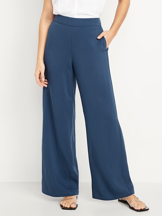 Image number 8 showing, High-Waisted Playa Wide-Leg Pants