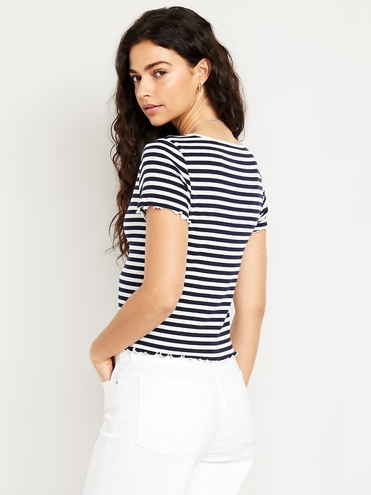 Image number 2 showing, Striped Button-Down Top