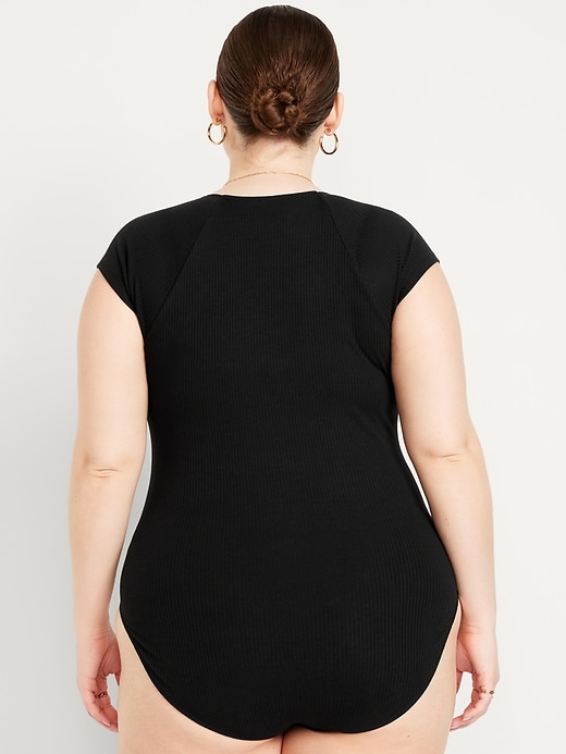 Image number 8 showing, Double-Layer Cinched Bodysuit