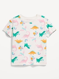 Image number 1 showing, Printed Short-Sleeve T-Shirt for Toddler Girls