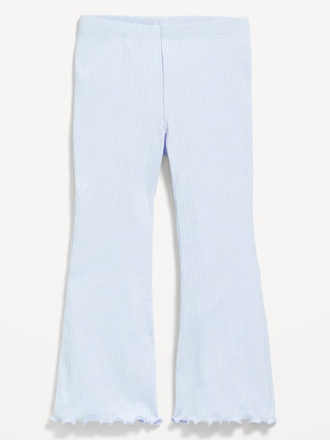 Ribbed Flare-Leg Leggings for Toddler Girls
