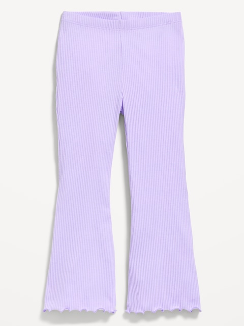 Legging côtelé évasé pour toute-petite fille