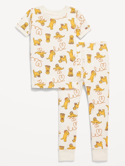 View large product image 1 of 1. Snug-Fit Printed Pajama Set for Toddler & Baby