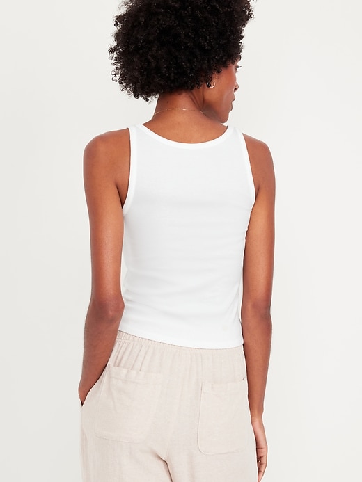 Image number 5 showing, Ribbed Crop Tank Top