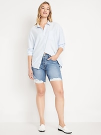 High-Waisted OG Jean Cut-Off Shorts -- 7-inch inseam