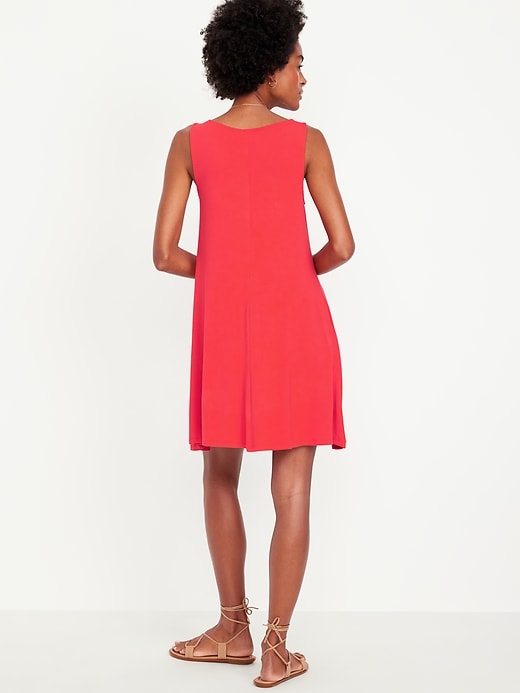 Image number 2 showing, Sleeveless Mini Swing Dress