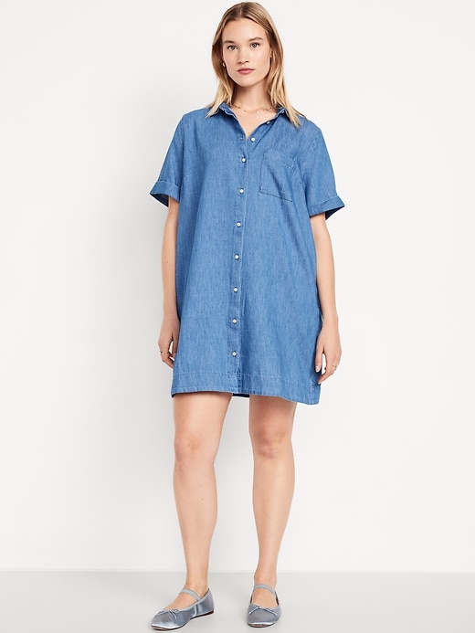 Image number 4 showing, Jean Shirt Dress