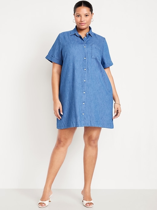 Image number 6 showing, Jean Shirt Dress