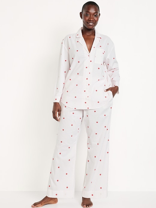 Image number 4 showing, Poplin Pajama Pant Set