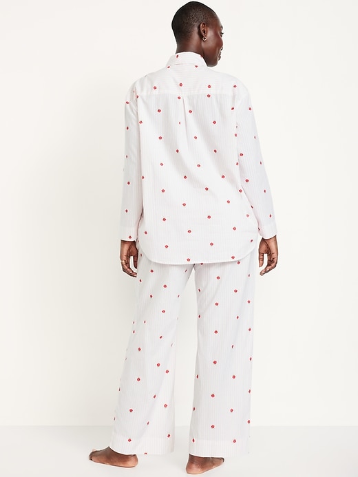 Image number 5 showing, Poplin Pajama Pant Set