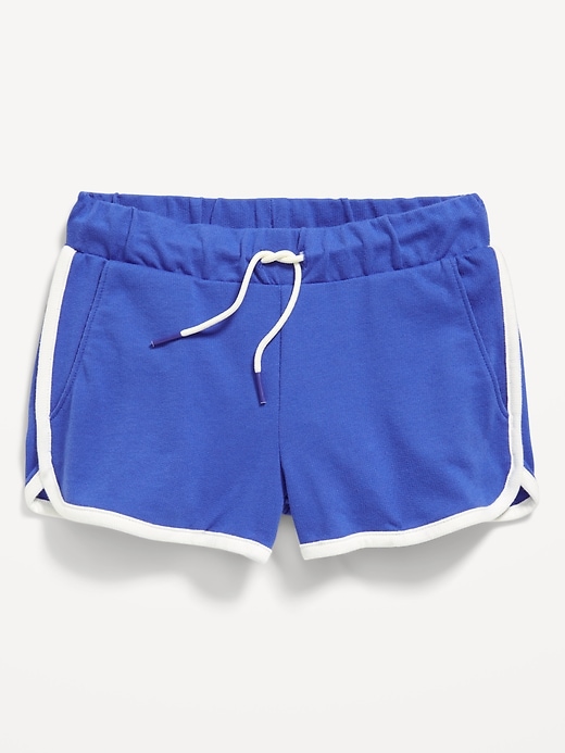 L'image numéro 1 présente Short de cheer à ourlet arrondi fendu pour fille