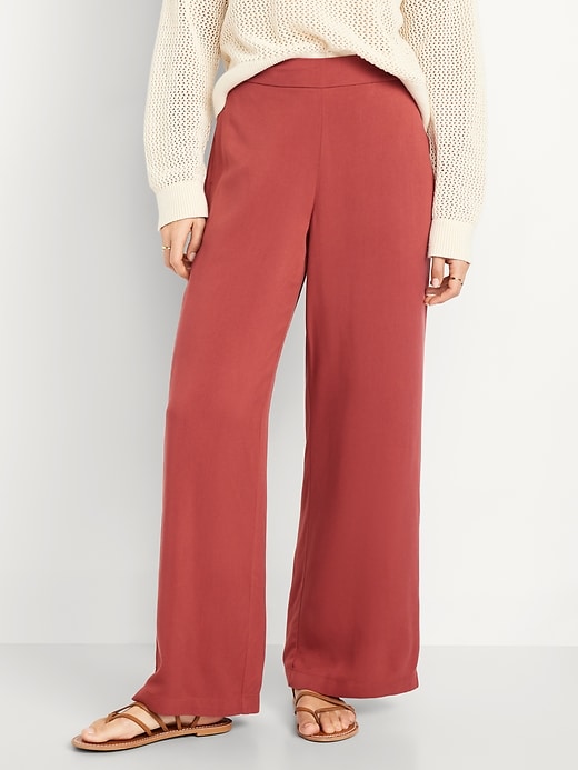 Image number 2 showing, High-Waisted Playa Wide-Leg Pants