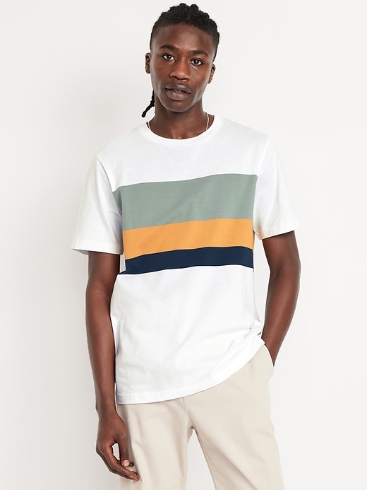 Image number 1 showing, Crew-Neck Striped T-Shirt