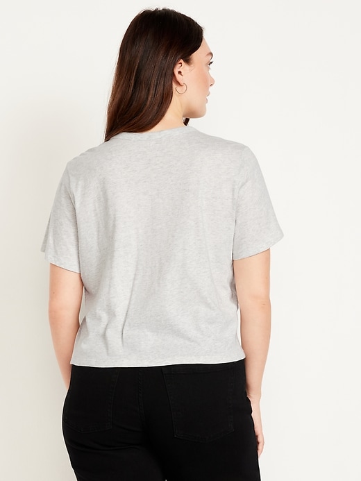 Image number 6 showing, EveryWear Crew-Neck Crop T-Shirt