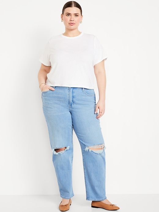 Image number 6 showing, High-Waisted OG Loose Ripped Jeans