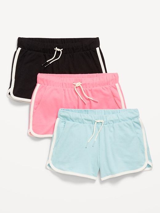 View large product image 1 of 1. Dolphin-Hem Cheer Shorts 3-Pack for Girls