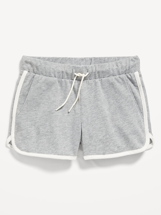 Voir une image plus grande du produit 1 de 3. Short de cheer à ourlet arrondi fendu pour fille