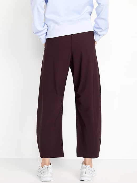 Image number 2 showing, High-Waisted SleekTech Barrel Ankle Pants