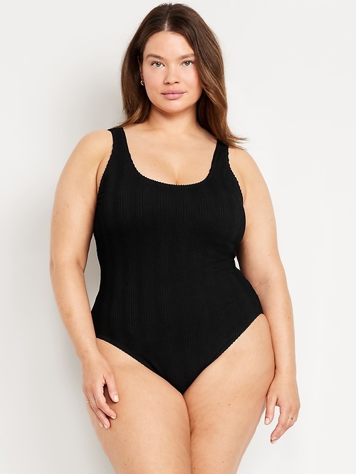 Image number 7 showing, Ribbed One-Piece Swimsuit