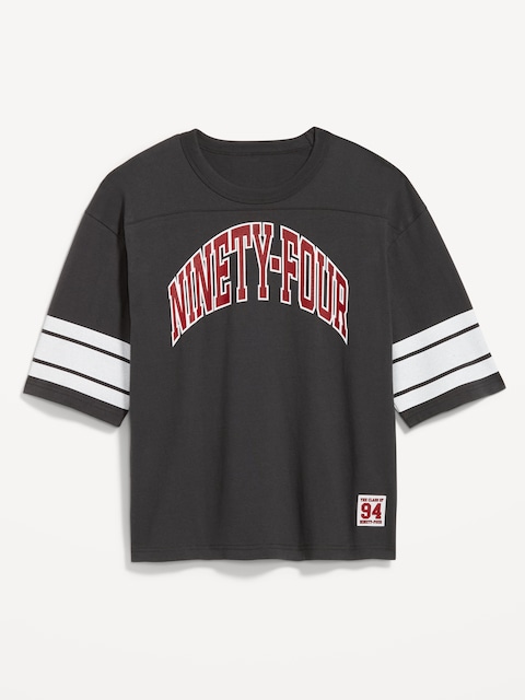 Football-Style Graphic T-Shirt