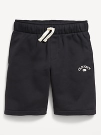 View large product image 4 of 4. Below Knee Fleece Jogger Shorts for Boys