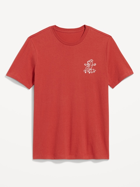 T-shirt ras du cou à imprimé