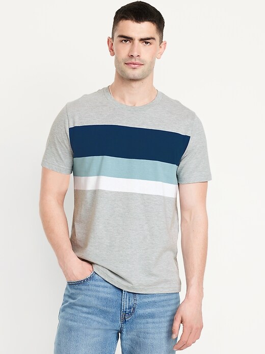 Image number 1 showing, Crew-Neck Striped T-Shirt