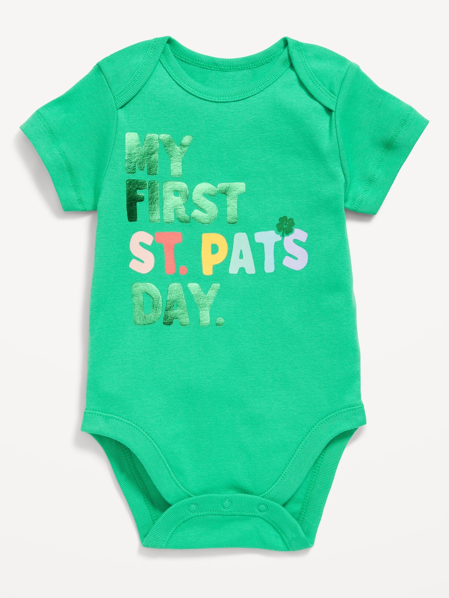 Unisex Short-Sleeve Bodysuit for Baby