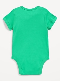 L'image numéro 2 présente Cache-couche à manches courtes unisexe pour bébé