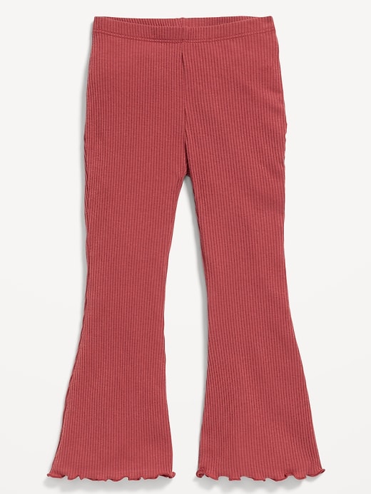 View large product image 1 of 1. Ribbed Flare-Leg Leggings for Toddler Girls