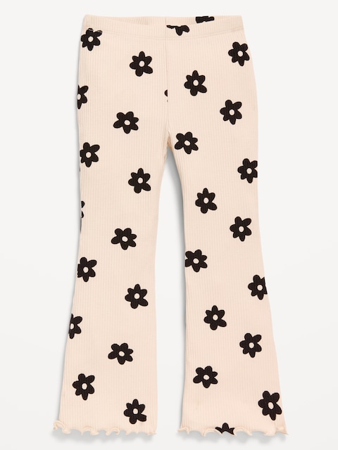 Legging côtelé évasé pour toute-petite fille