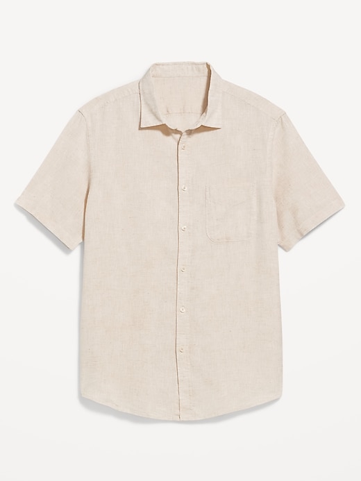 Image number 7 showing, Classic Fit Everyday Linen-Blend Shirt