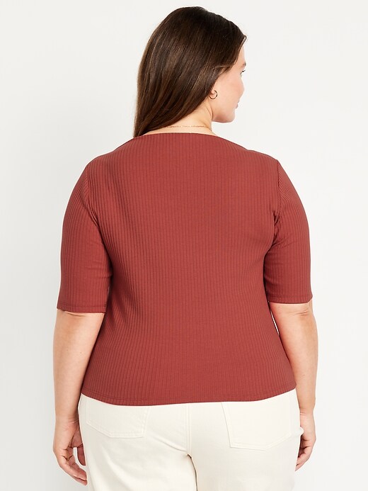 Image number 8 showing, Ribbed T-Shirt