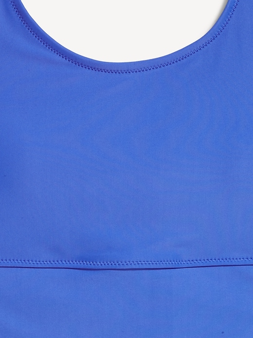 Image number 4 showing, Matte Longline Swim Top