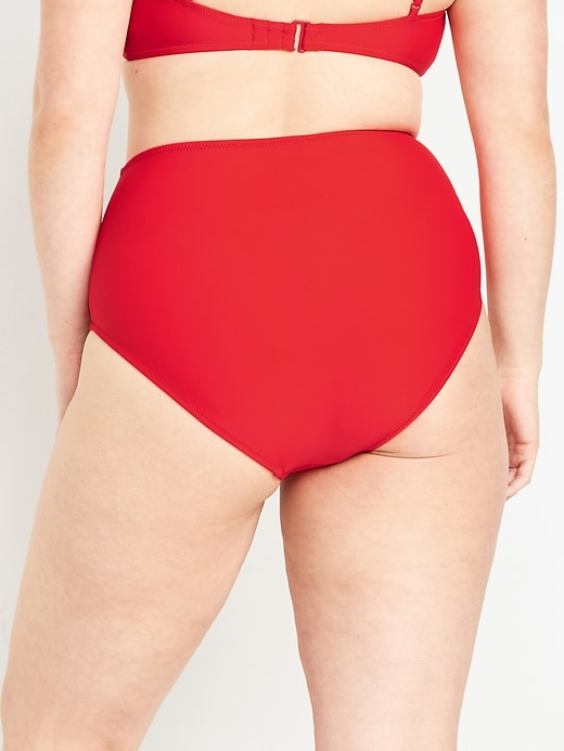 Image number 6 showing, Matte High-Waisted Bikini Swim Bottoms