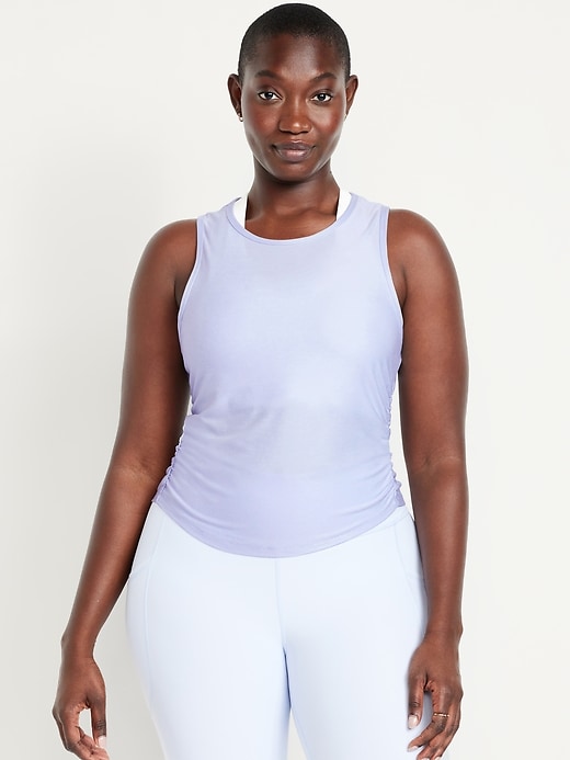 Image number 5 showing, CloudMotion Ruched Tank Top