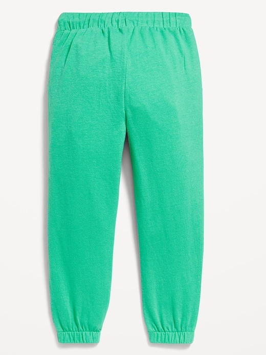 View large product image 2 of 2. Cinched-Hem Jogger Sweatpants for Toddler Boys