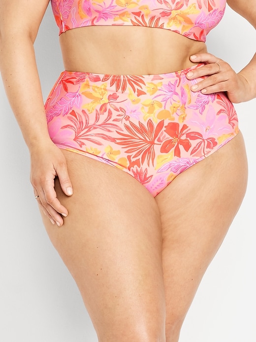 Image number 7 showing, Matte High-Waisted Bikini Swim Bottoms